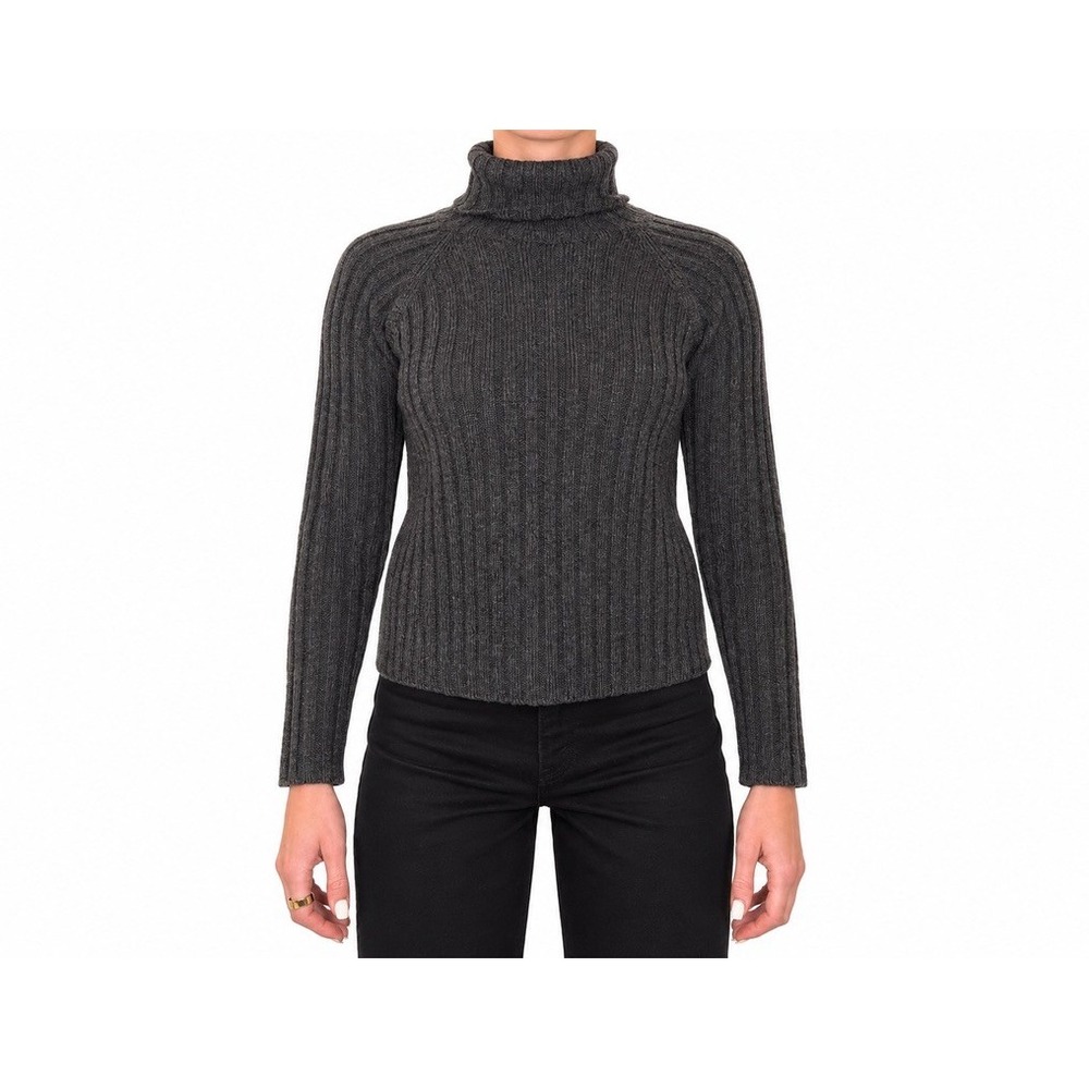 Banana Republic 100% Merino Wool Ribbed Turtleneck Sweater